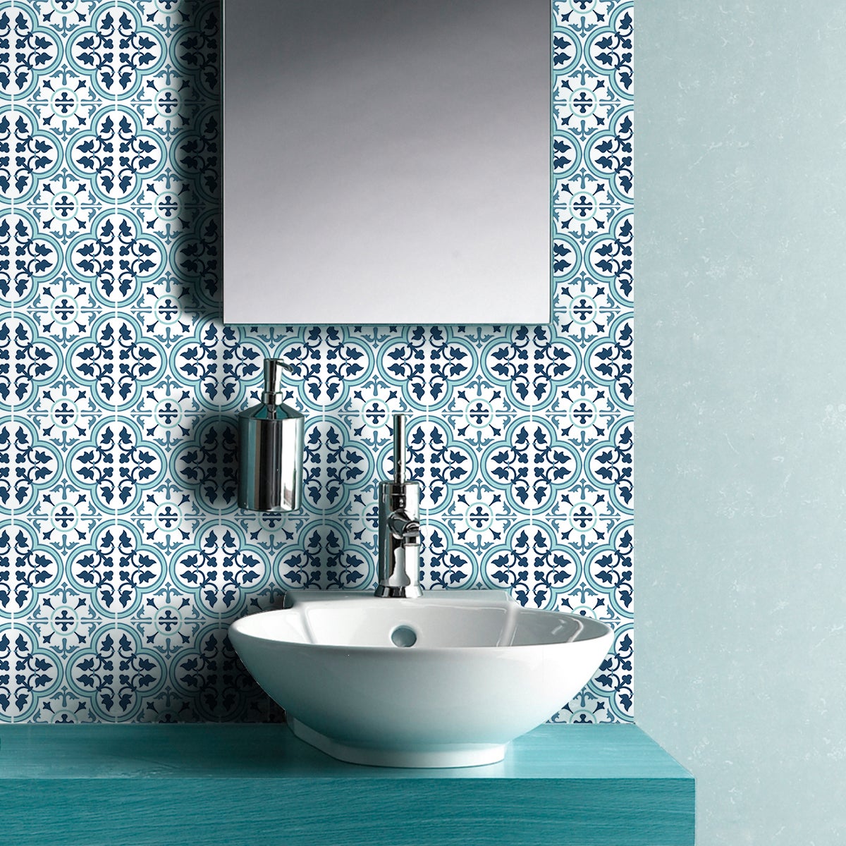 Sticker Carrelage, Set 10, Panneau Adhésif Mural 3D, Salle De Bain, 30