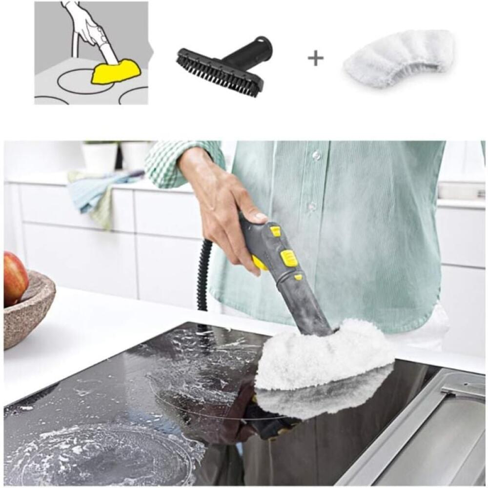 Convient aux pices de rechange pour nettoyeur vapeur  brosse manuelle  Karcher SC1 SC2 SC3 SC4 SC5, brosse  main + balai vapeur | Leroy Merlin