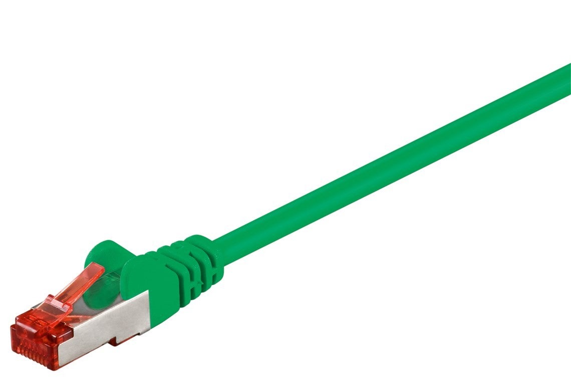 Goobay 93508 CAT 6 Cavo Patch di Rete S/FTP (PiMF), Bianco, 30m Lunghezza