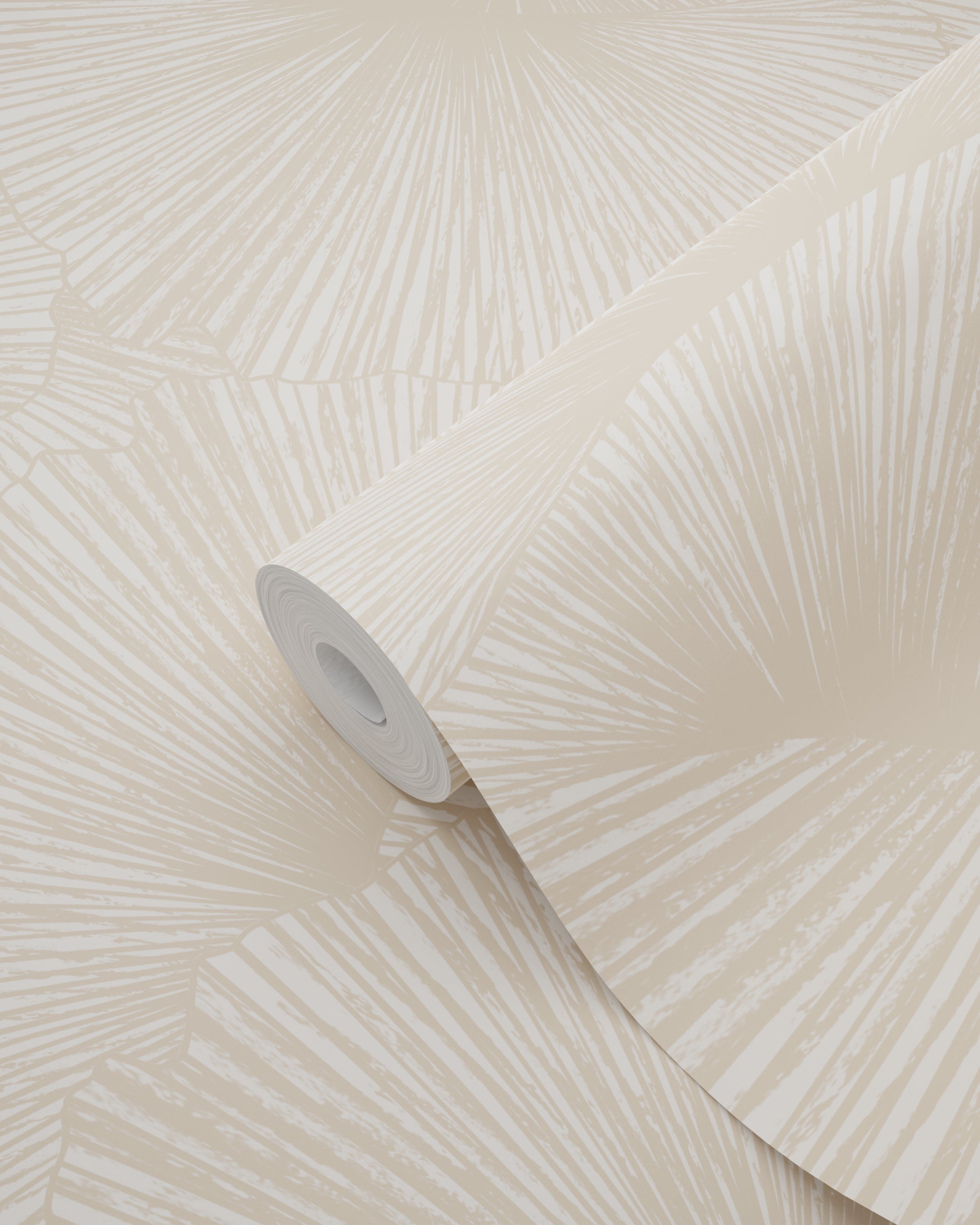 Papier peint effet 3D feuilles beige - 53 cm x 10.05 m - ESTAhome - 9