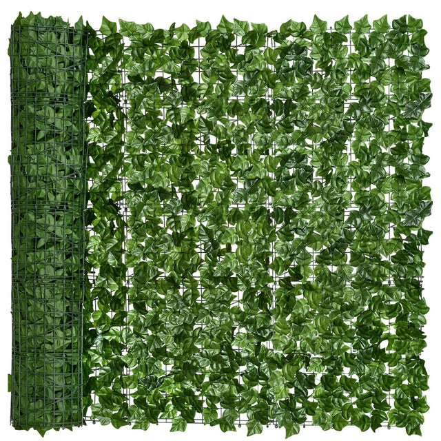 Panneau Mural Gazon Artificiel 50x50 Cm - Décoration Verte Pour Intérieur/extérieur - Brise-vue Pour Clôture, Terrasse, Balcon