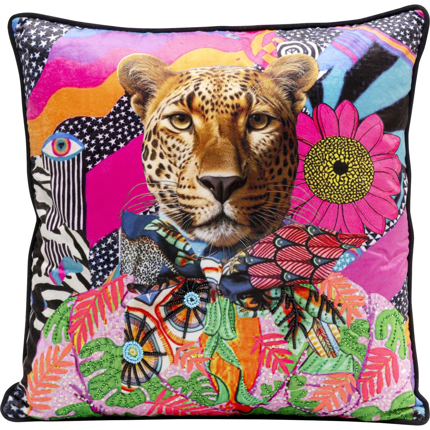 Coussin Fantasy léopard Kare Design | Leroy Merlin