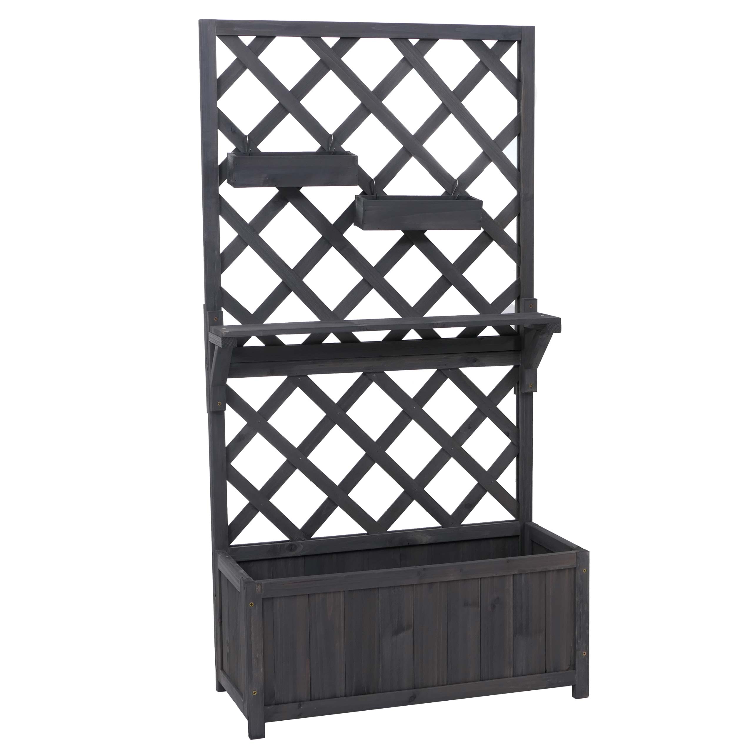 Podwyższona grządka HWC-P68, antracytowo-szary