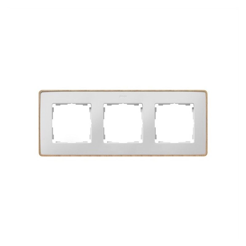 Simon Marco 3 Elementos Base Madera 82 Detail 8201630-270 Blanco , Leroy Merlin