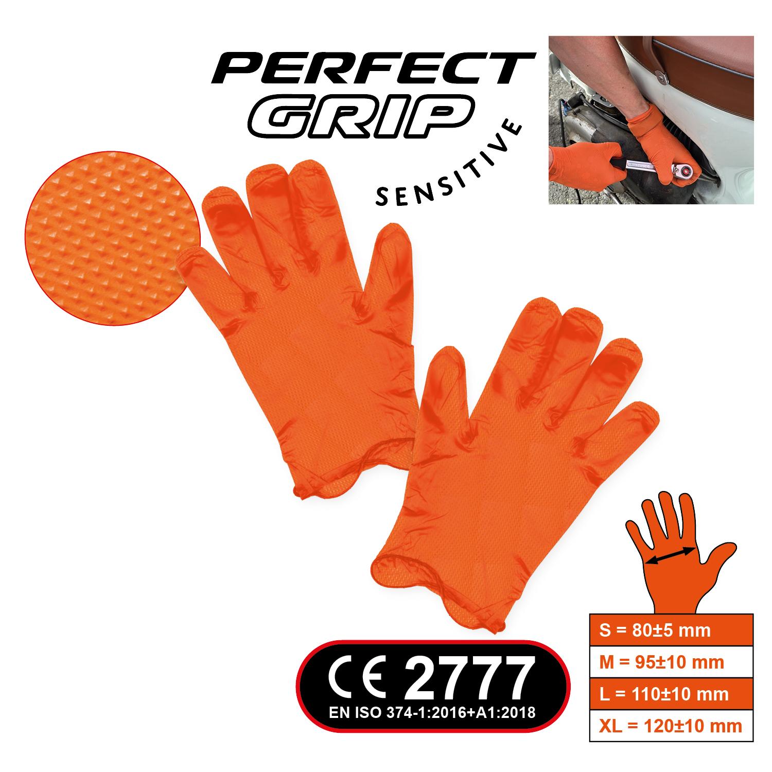 KS TOOLS Gants en nitrile, S, pack de 100 - 5