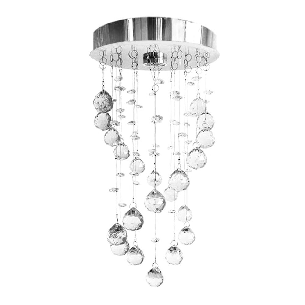 Lampa Sufitowa Kryształowa Toolight App785-1C Transparentny