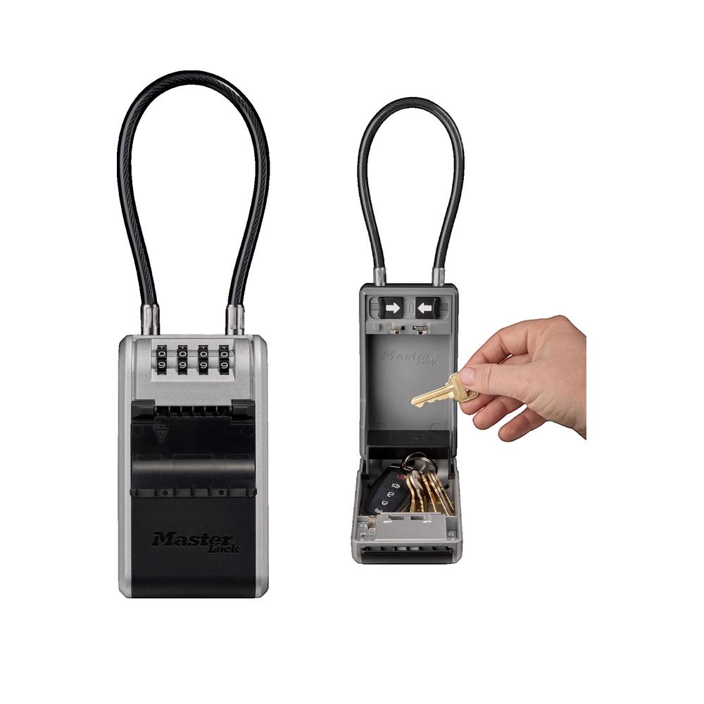 Coffre-fort pour Clés Master Lock A accrocher 19,6 x 7,6 x 5,6 cm Aluminium - 2