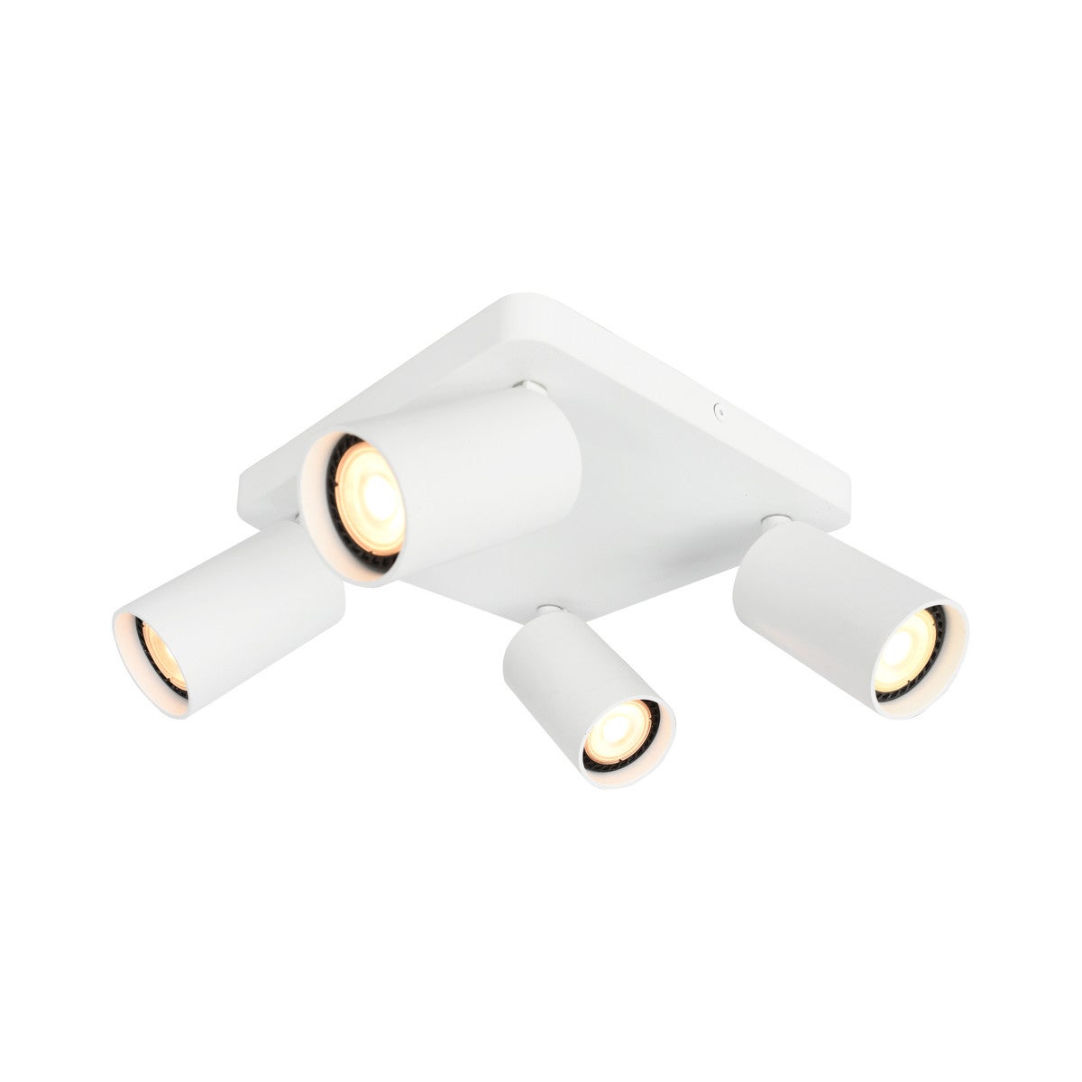Lampa sufitowa wisząca Nesto biały piaskowany 4xGU10x10W wym: 13 x 24 x 24 cm aluminium Italux