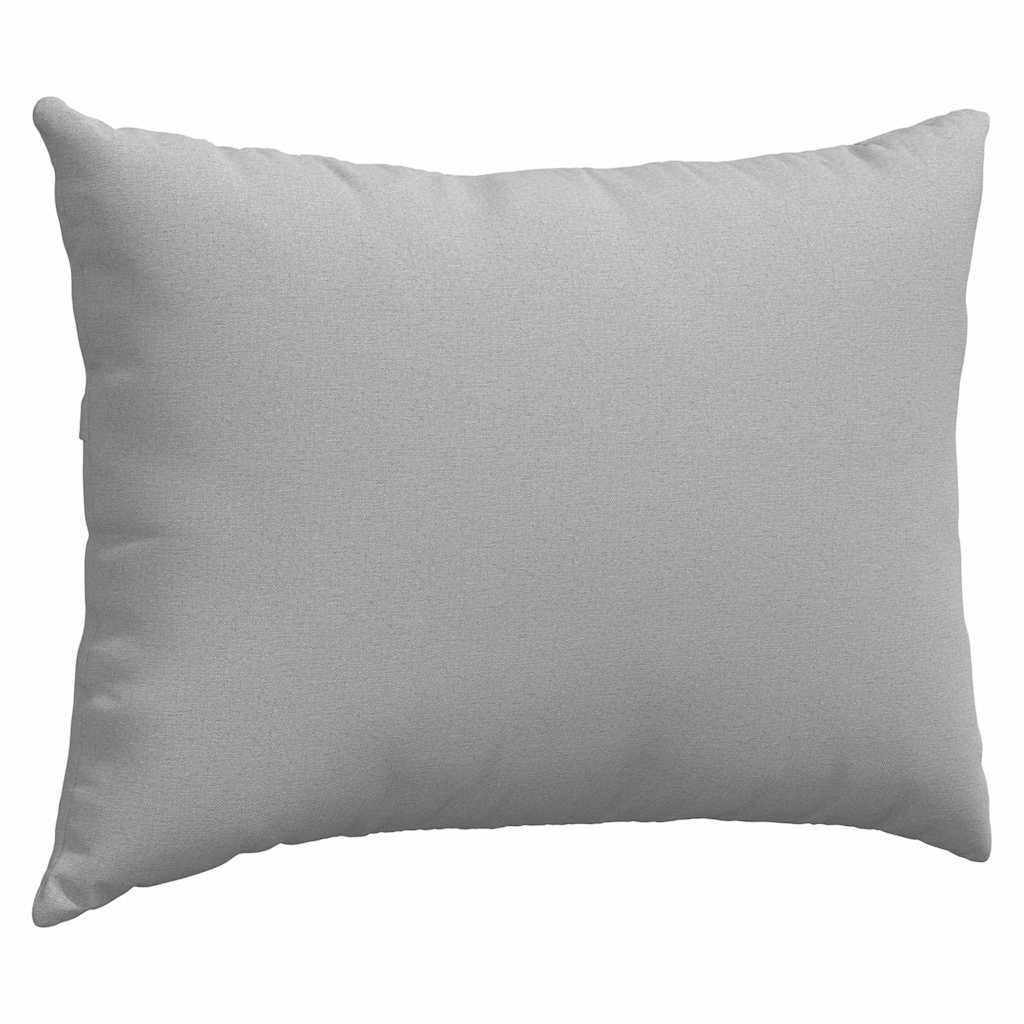vidaXL Coussins de canapé 2 pc tissu Gris nuage 70 x 50 cm - 5
