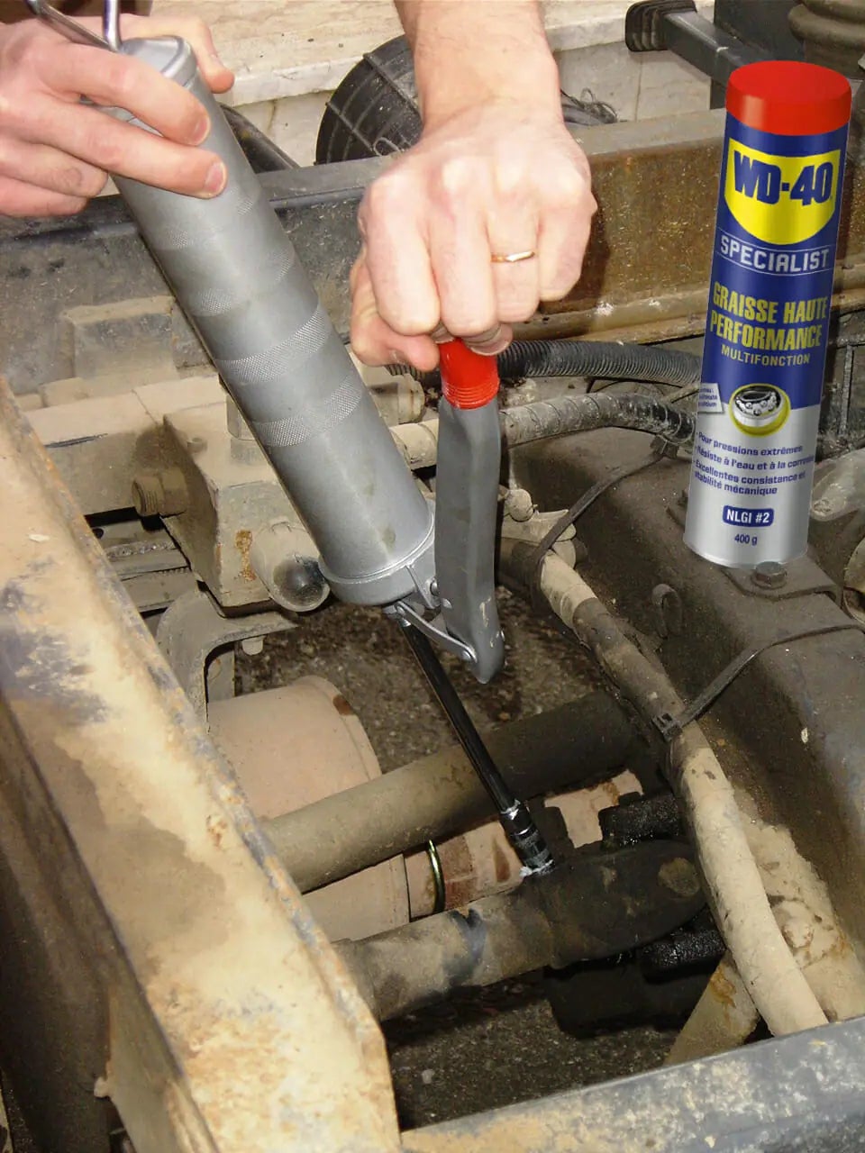 WD40 SPRAY GRASA ALTO RENDIMIENTO CARTUCHO 400G - 2