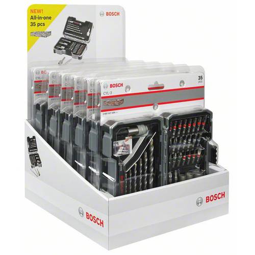 Coffret de 35 pièces de vissage pour la maçonnerie, embouts et forets - BOSCH BOS-607017326 - 3