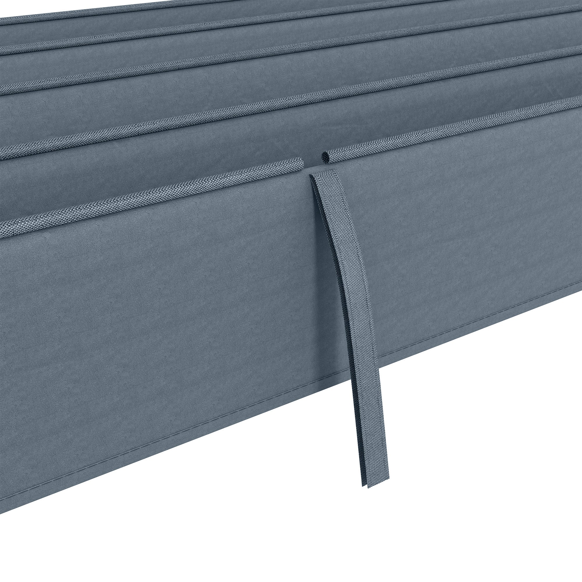 Techo de Pérgola Outsunny Poliéster Gris Oscuro 286x245 cm - 8
