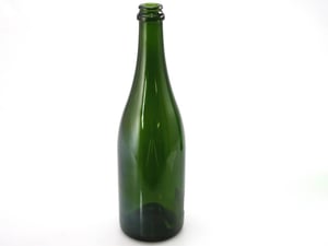 Bottiglie Bordolesi Da 375 Ml - Vetro Verde Scuro, Con Tappo E Gabbietta - Confezione Da 30 Pezzi