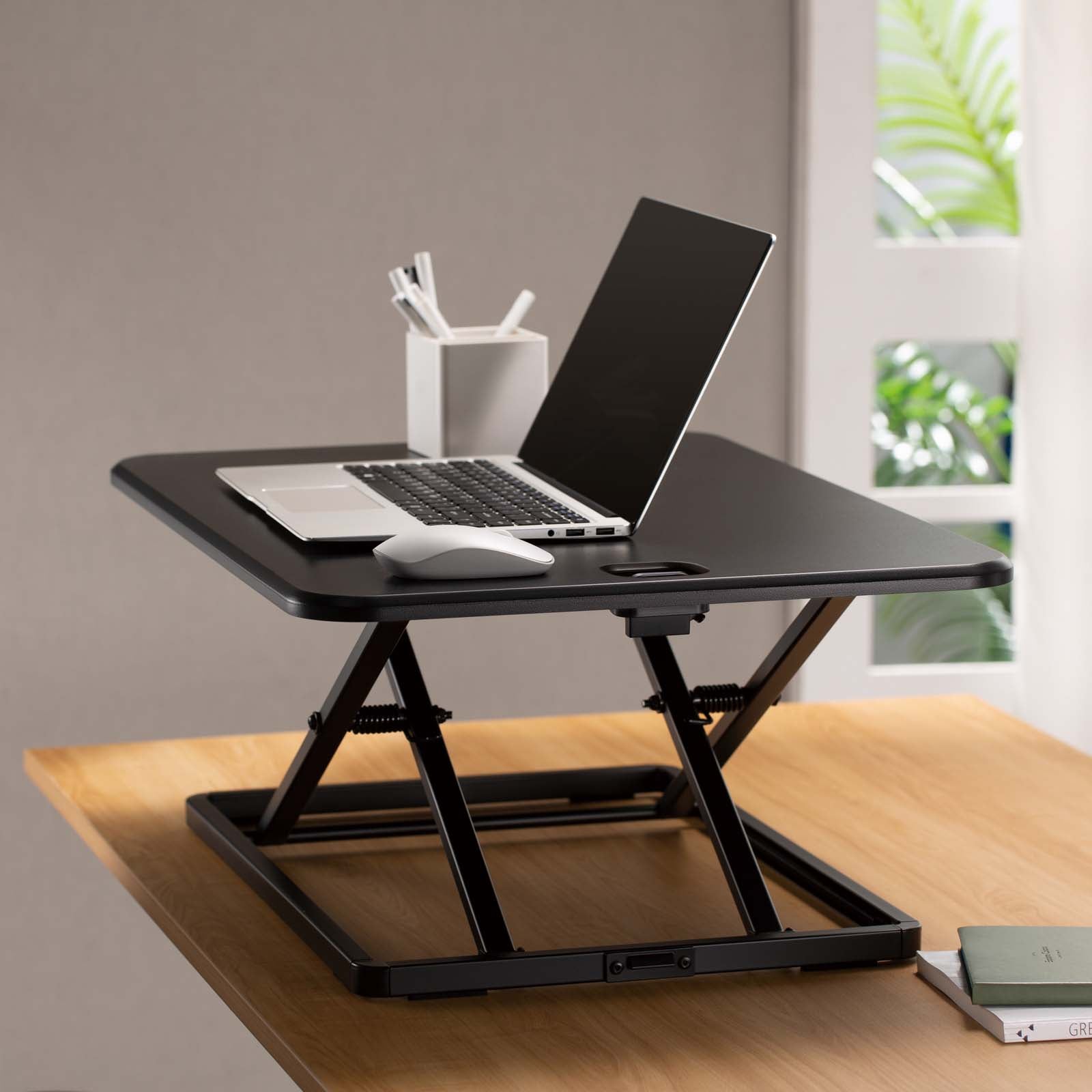 WALI Supporto per monitor del computer, 3 alzate regolabili in altezza, supporto per computer da scrivania in metallo, per ufficio, casa, scuola, 37 x 24 cm, confezione da 2, nero (STT003-2
