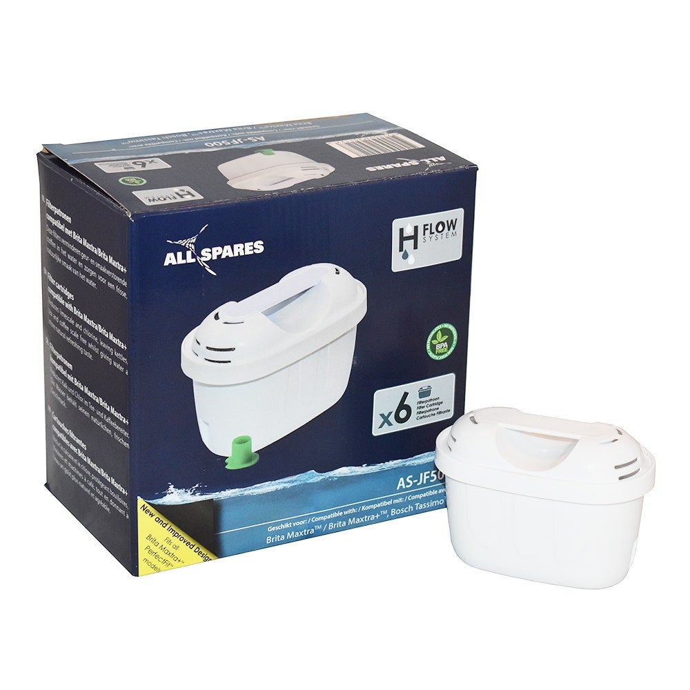 Filtro De Agua AllSpares  18 Unidades  Para Jarras De Agua 100486 101929 10222144 Apto Para Brita Maxtra Maxtra Y Bosch Tassimo Entre Otros 86279476
