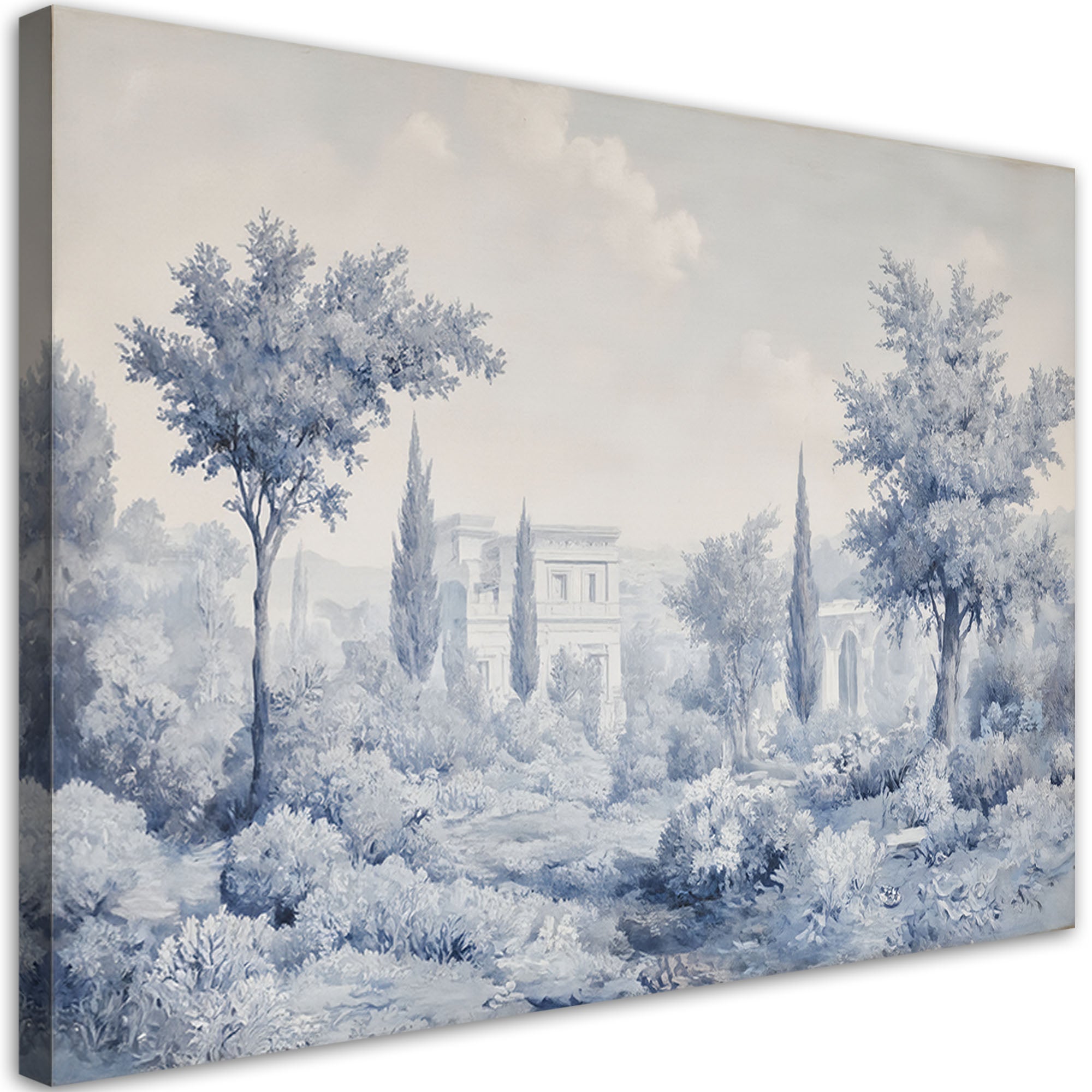 Obraz na płótnie, Natura Architektura Niebieski 60x40
