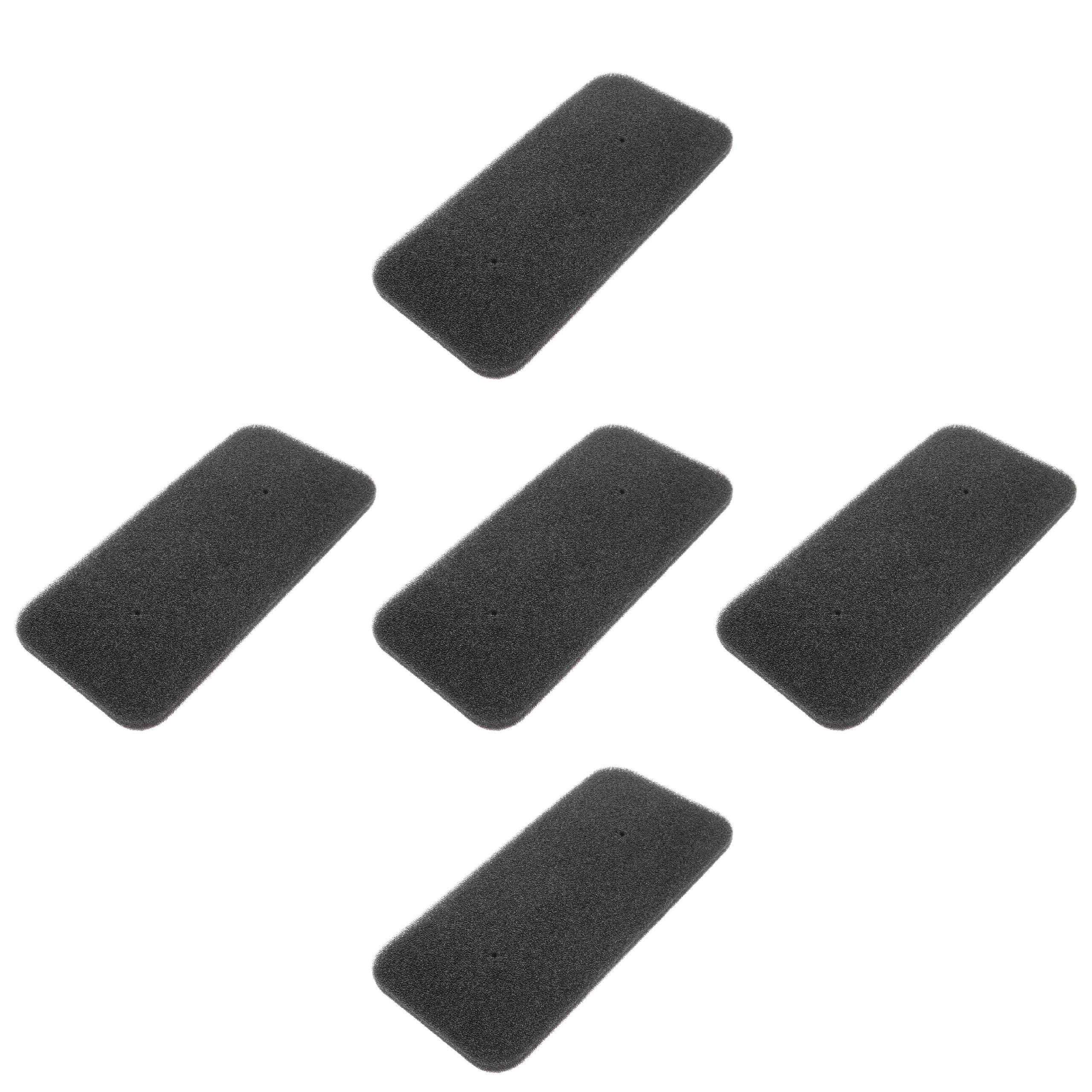 vhbw 5x filtre éponge compatible avec Hoover DYC 9913AX-S 31100472, DYC 9914AX-S 31100486, DYC 9913AXX 31100518 sèche-linge - 2