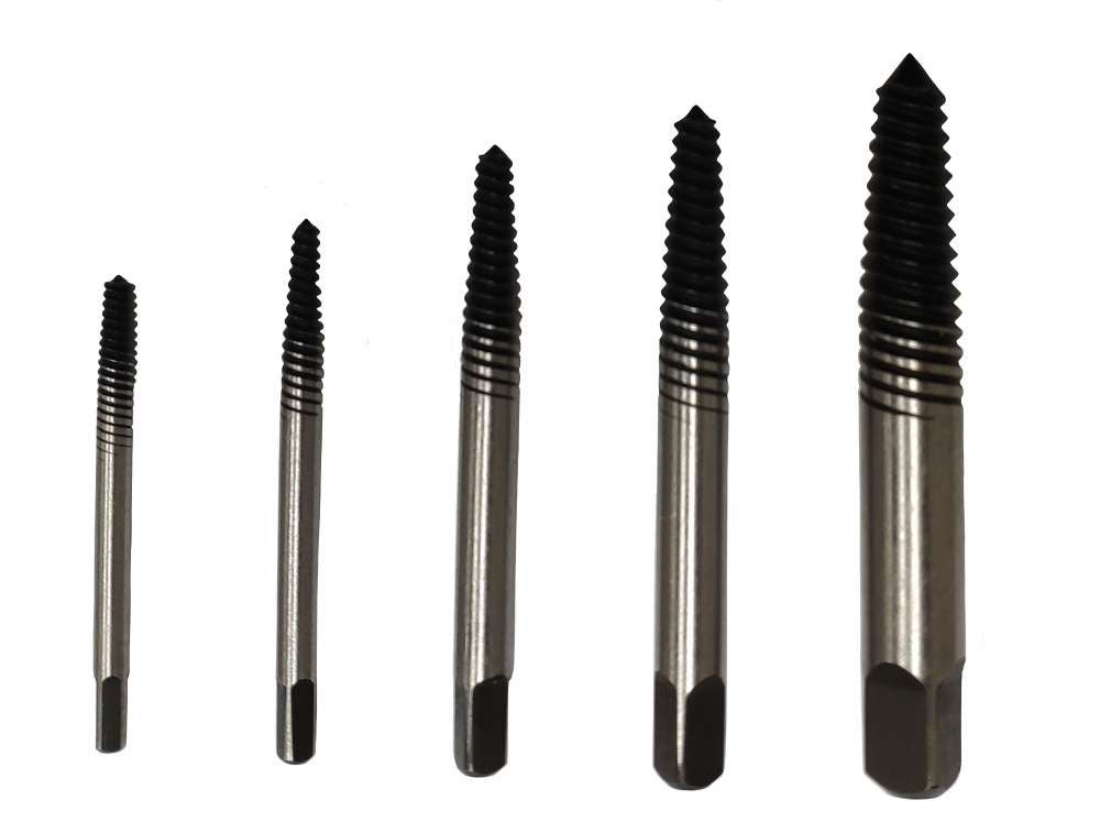 FRANKLIN SET OF 5 SCREW EXTRACTORS LEFT HAND THREAD RÉFÉRENCE T51300 - 2