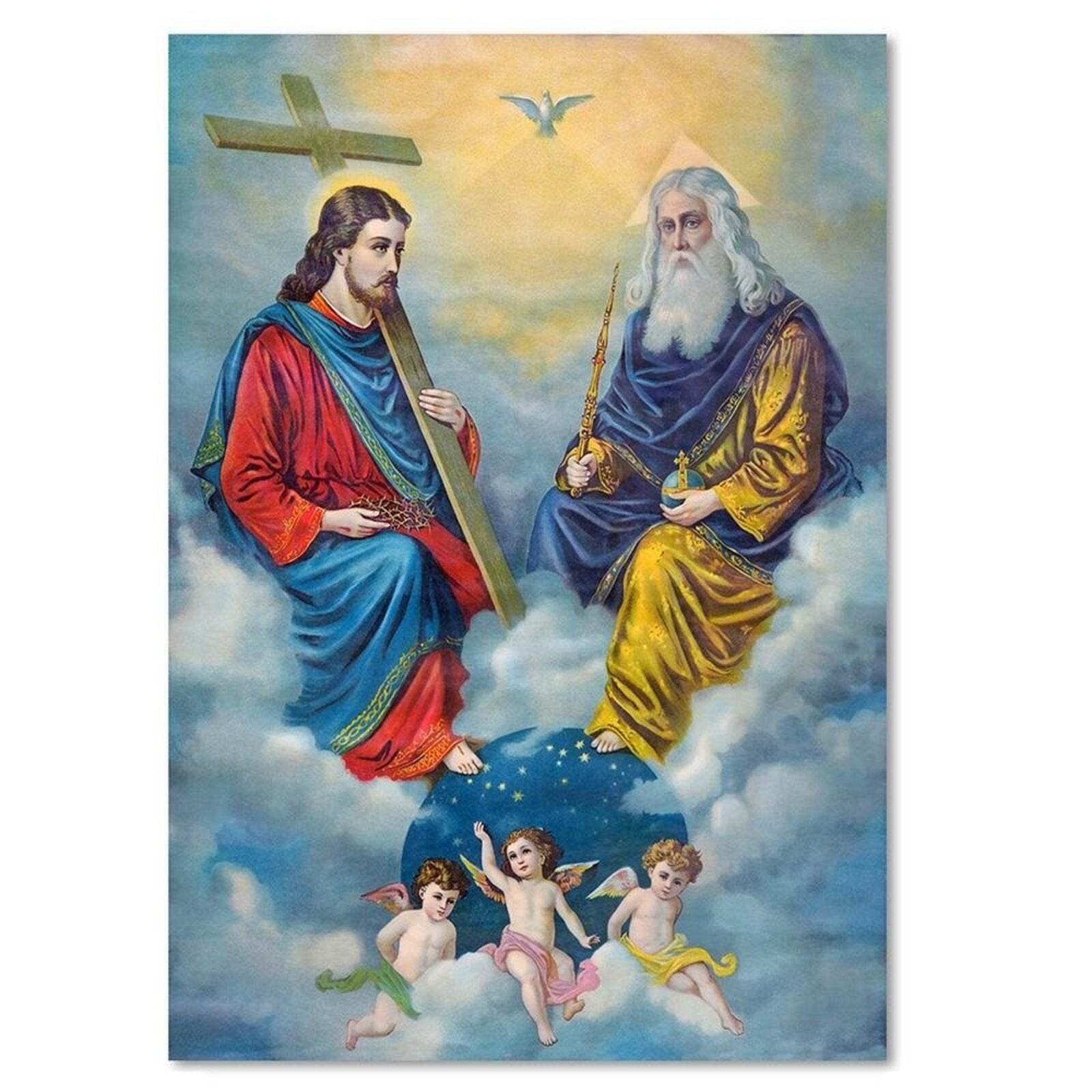Obraz na płótnie, Trójca Święta 70x100