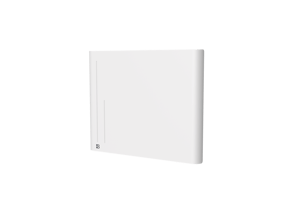 Radiateur électrique fixe à inertie sèche céramique 1000W Bestherm ALBA horizontal blanc