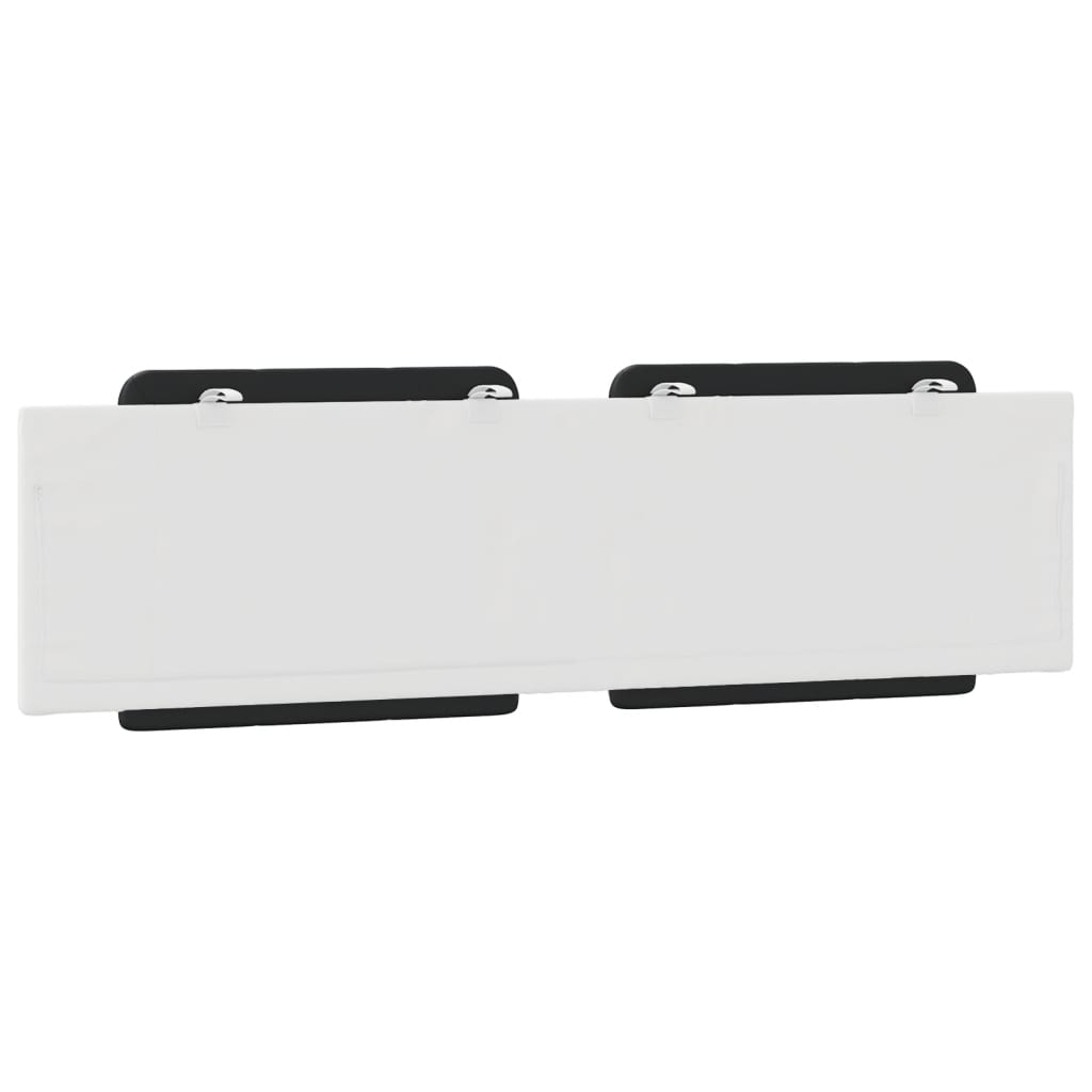 Cuscino Testiera Zadar Nero e Bianco 180 cm in Similpelle vidaXL - 6