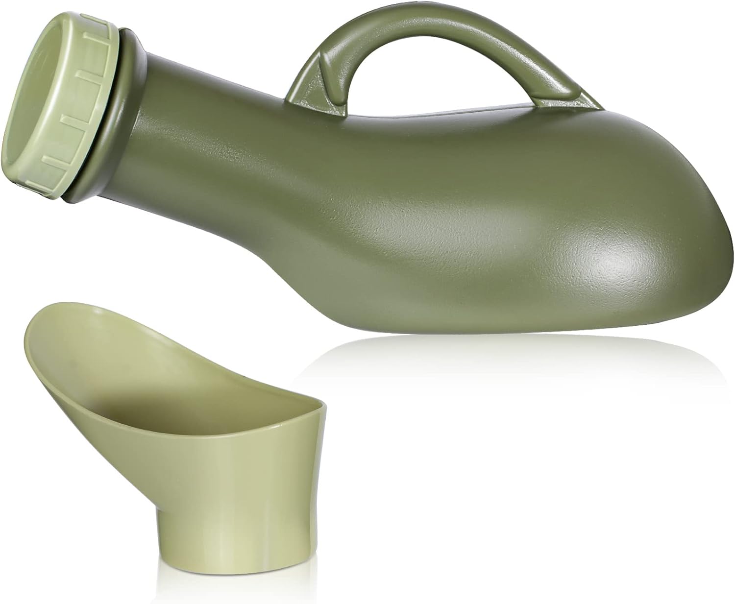 Pisuar unisex 1L na nietrzymanie moczu – przenośna butelka na mocz – duży pojemnik na kemping, do samochodu, w podróż, na korki