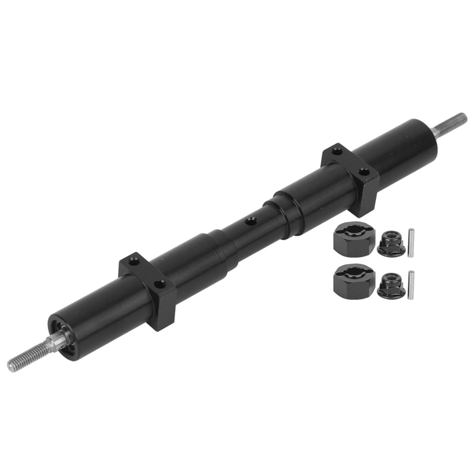 JTLB Essieu de Roue RC, 1/10 Essieu de Roue RC, Non alimenté, remorque Non alimentée, essieu de Roue arrière, pièces de Rechange pour Tracteur RC