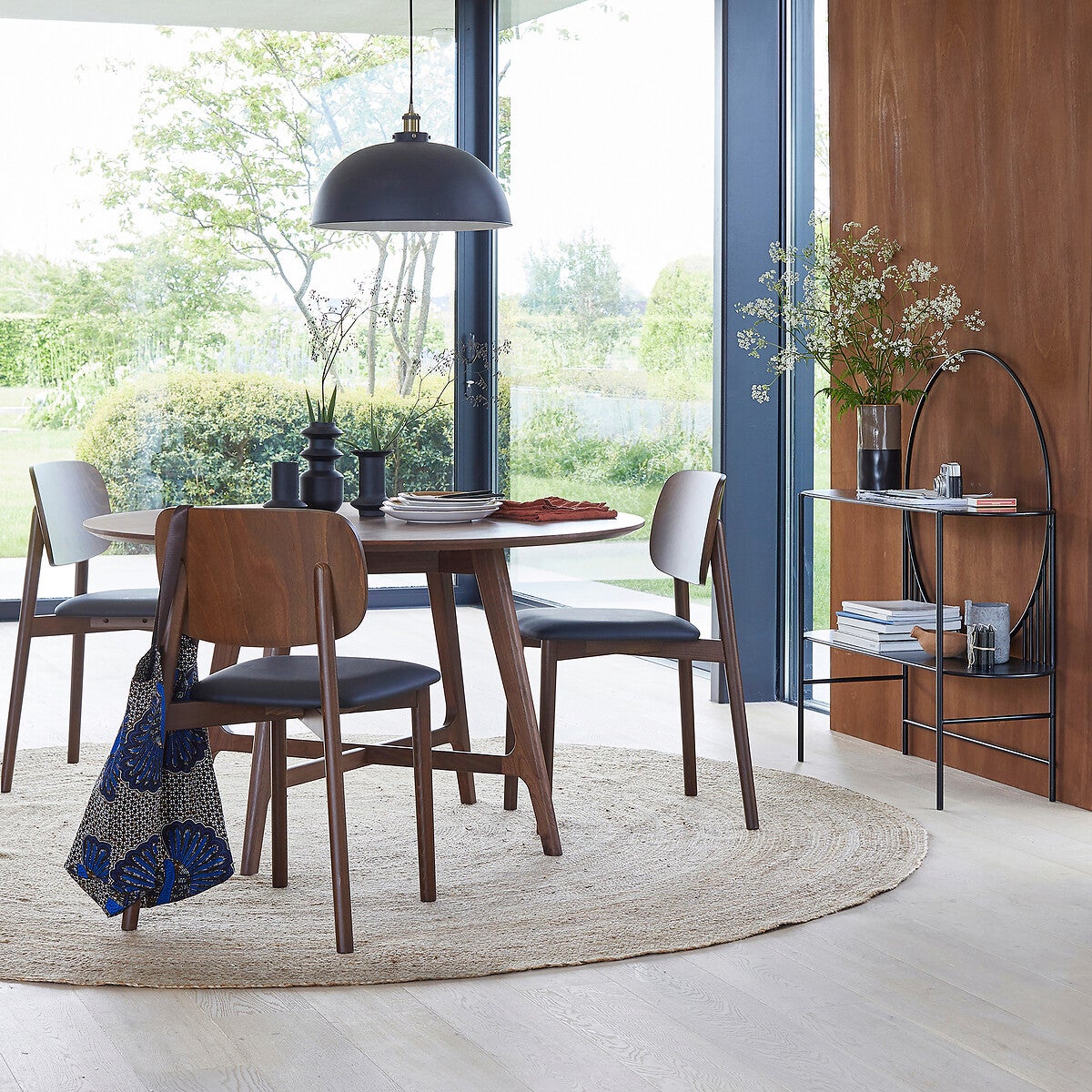 Tapis en jute Aftas - Beige naturel - diam 160 cm - 9