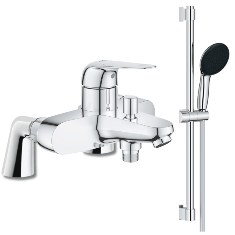 Mezclador de baño mecánico GROHE Bauloop con conjunto de ducha