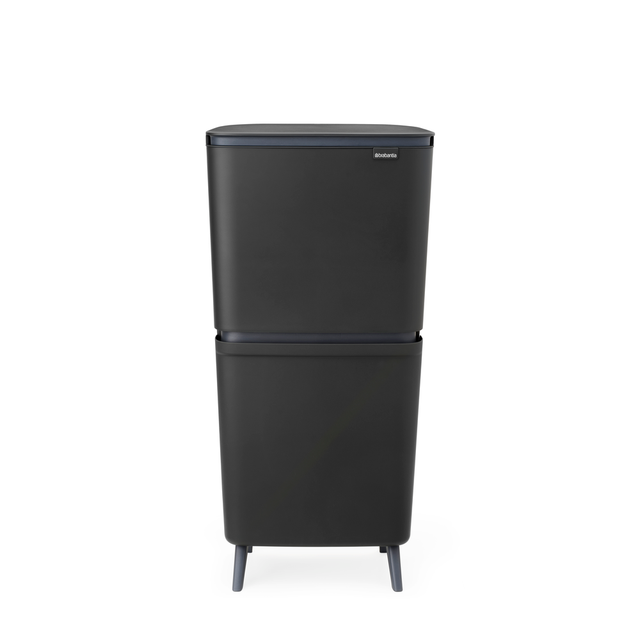 Brabantia Poubelle pour le recyclage SortUp Hi, 20+25 litres - Dark Grey