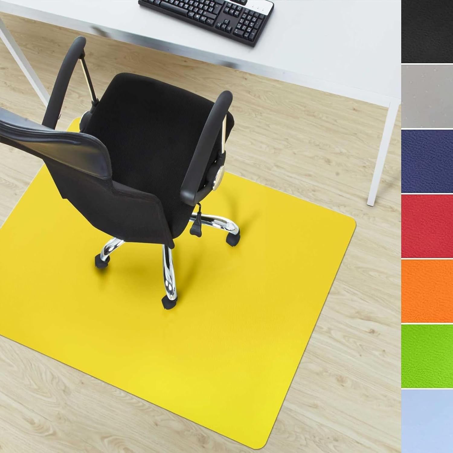 Tapis Chaise De Bureau Gaming Marbre Tapis De Sol Bureau Rond Tapis De Protection De Sol For Sols Durs,antidérapant (Color : 2, Size : 80cm