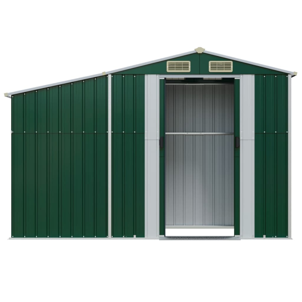 Maison Exclusive - Abri de jardin vert 277x93x179 cm acier galvanisé - 4