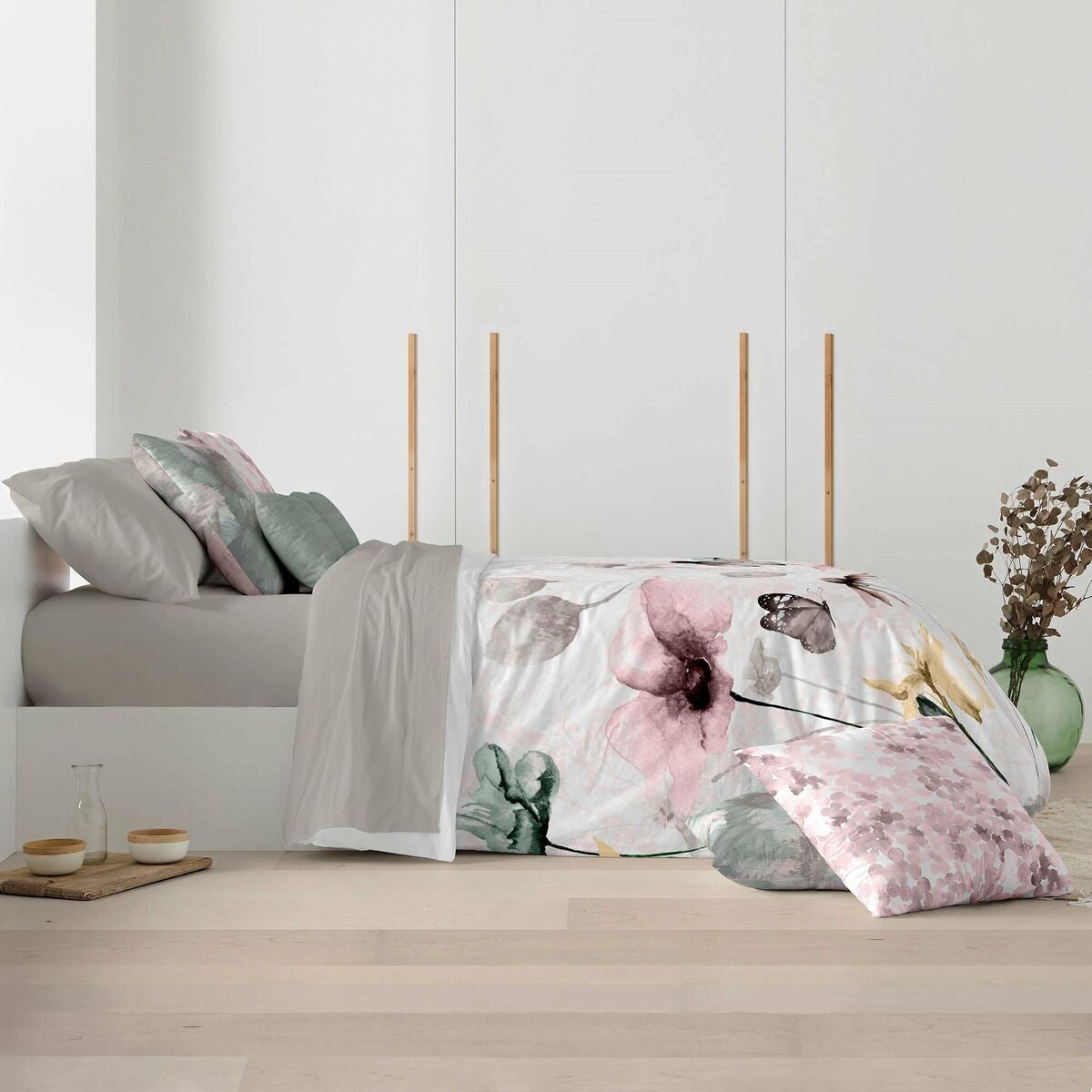 Copripiumino Decolores Lund Multicolore 175 Fili 260 x 240 cm Collo di bottiglia - 4