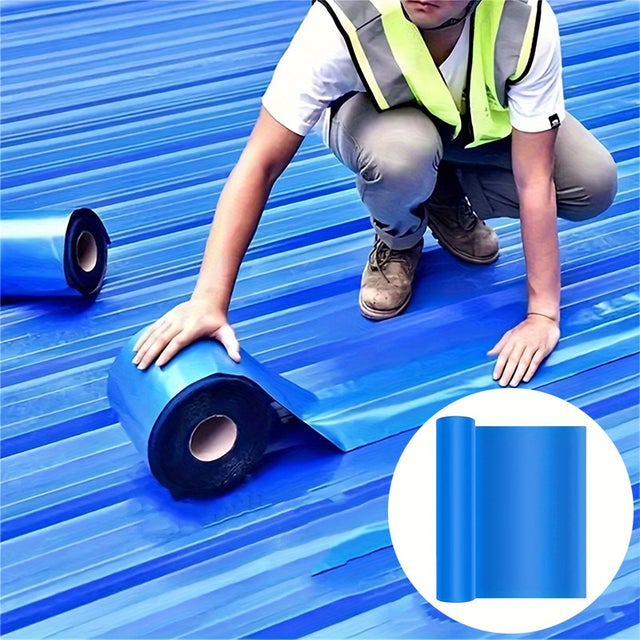 Ruban d'étanchéité pour toiture, rouleau autocollant résistant au vieillissement, adapté aux surfaces en fer et en toiture, 20 cm x 5 m