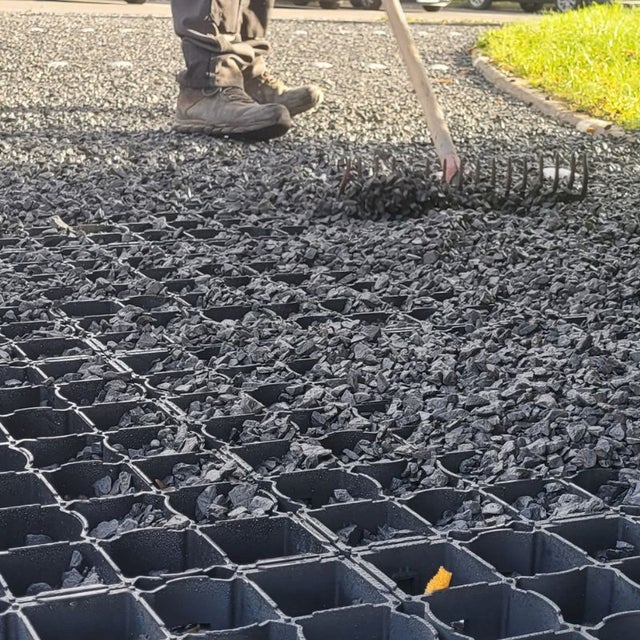 Dalle stabilisatrice pour allée de voiture - 50 x 50 x 4 cm (vendu au m², soit 4 dalles ) - LIGERIO