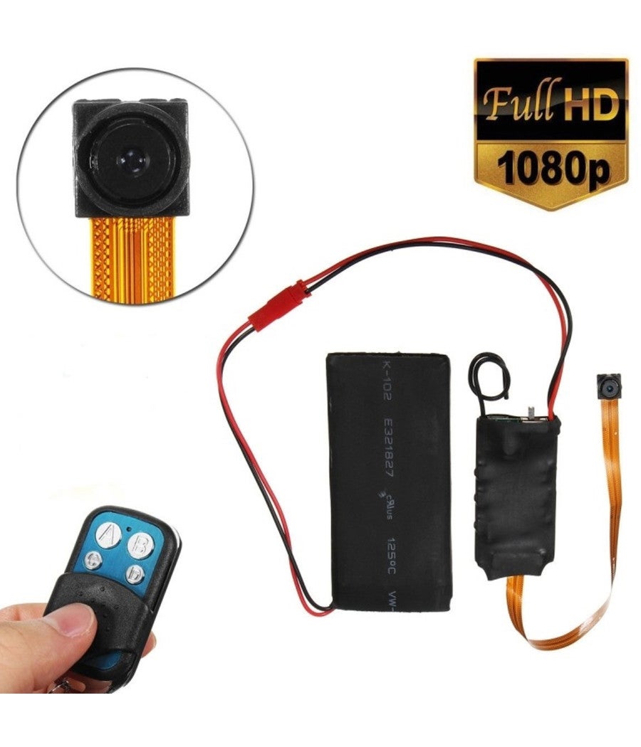 Micro Telecamera Spia WiFi Full HD 1080p – Nascosta Con Rilevamento Movimento E IR