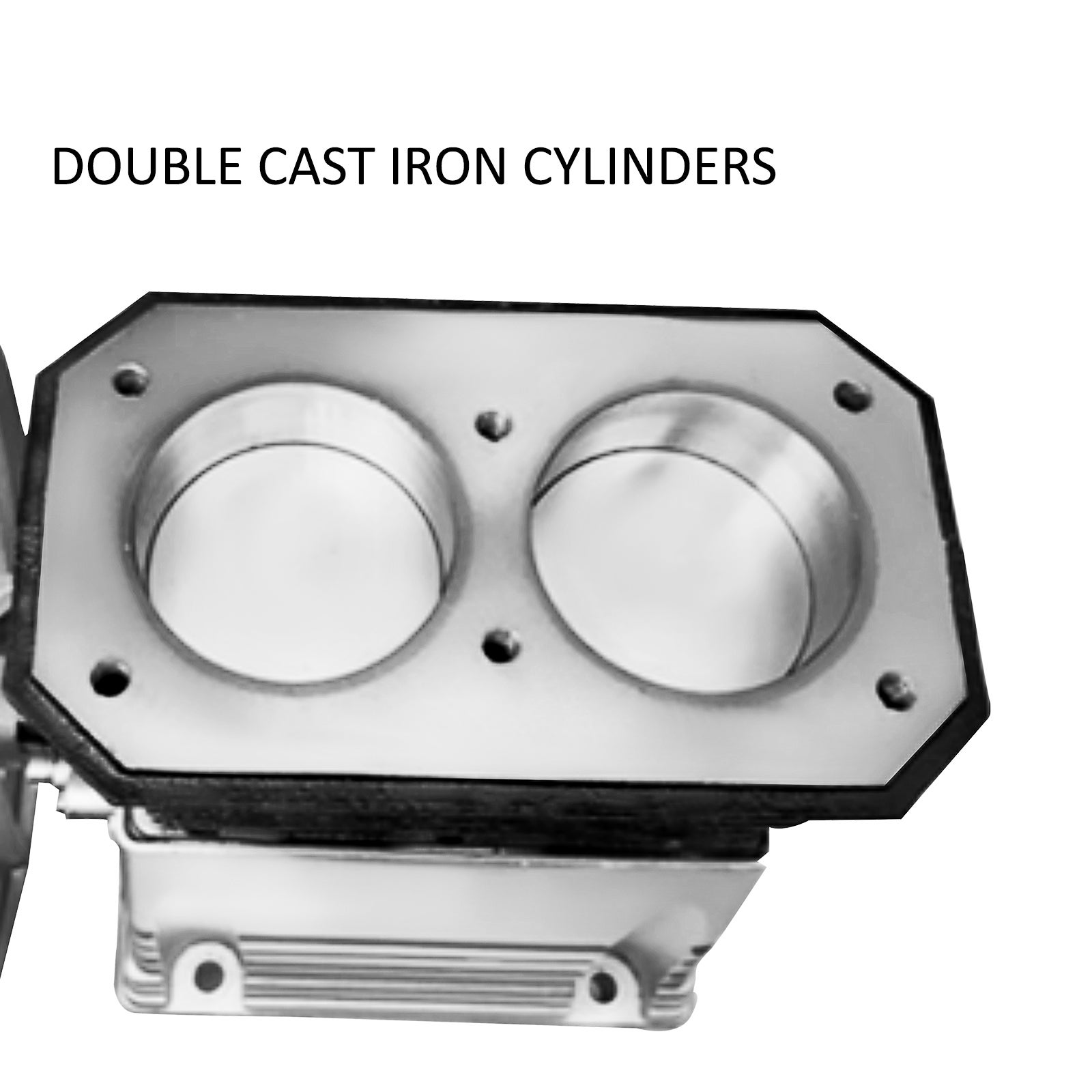 Pompe à tête de compresseur d'air SucceBuy 3HP 160PSI 1300/min Moteur à double cylindre en aluminium - 5
