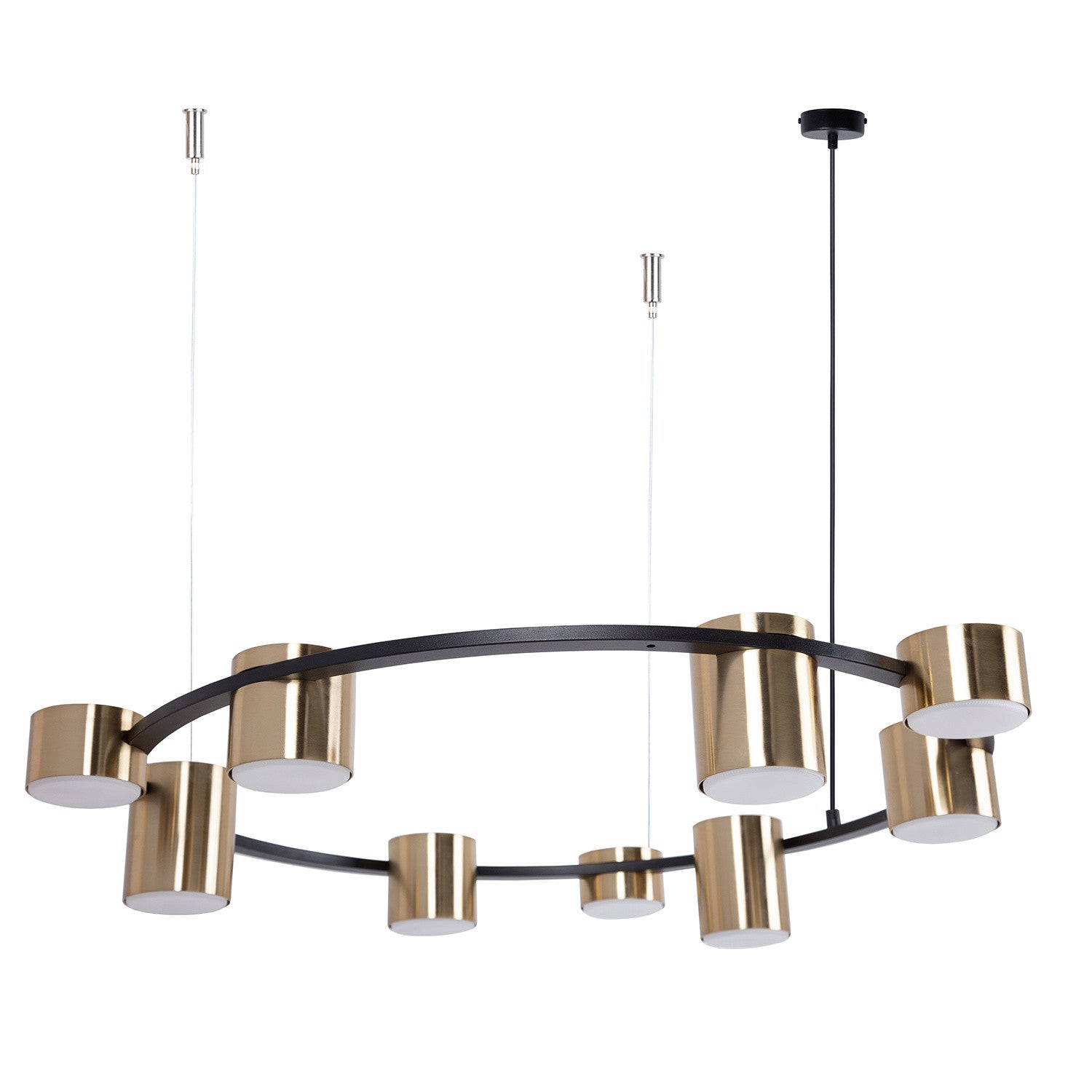 Lampa wisząca KODO czarna 9 x GX53 x 12W wym: 150 x 72 x 72 cm Sigma Lighting
