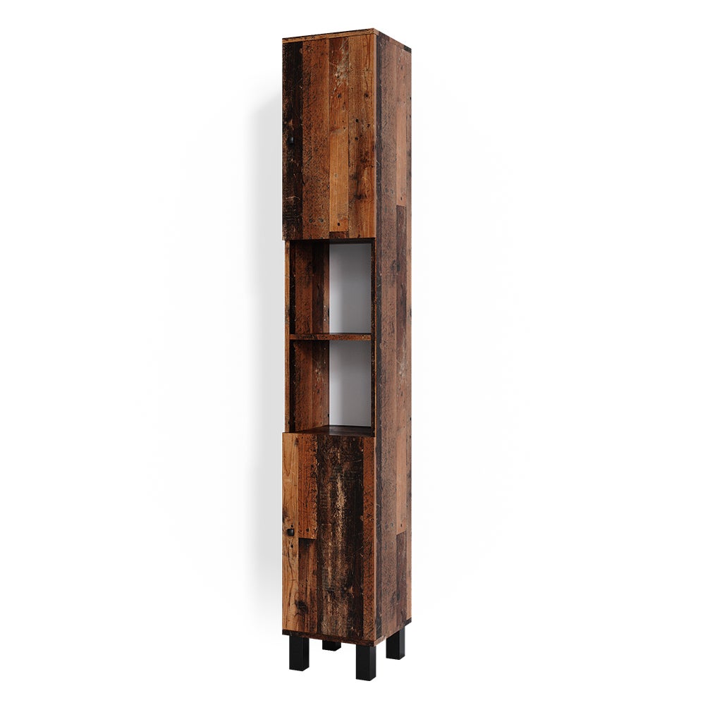 Vicco Szafka łazienkowa Fynn, Rustykalny dąb, 30 x 190 cm