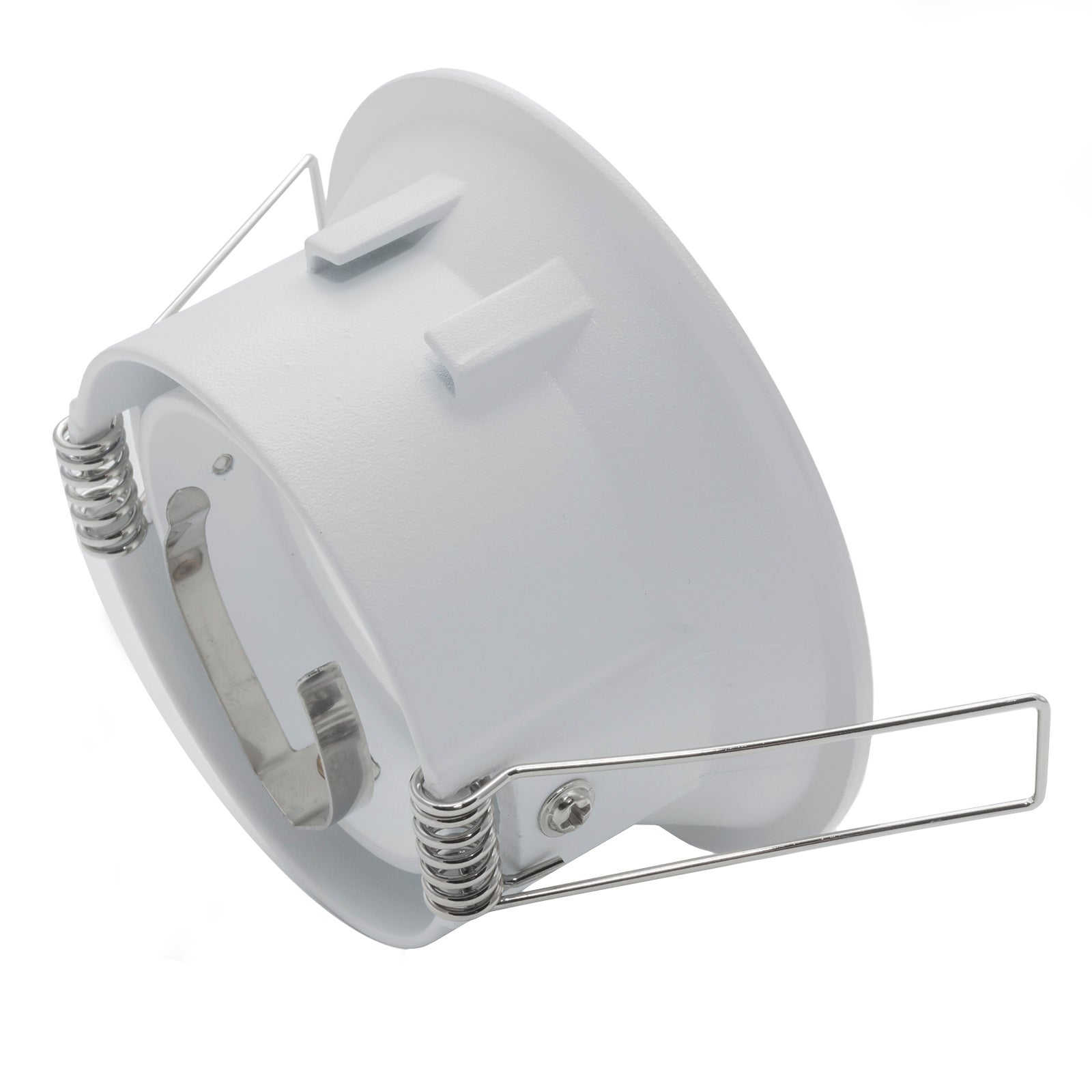 Support de spot de plafond à trou encastré blanc 85 mm GU10 GU5.3 - 2