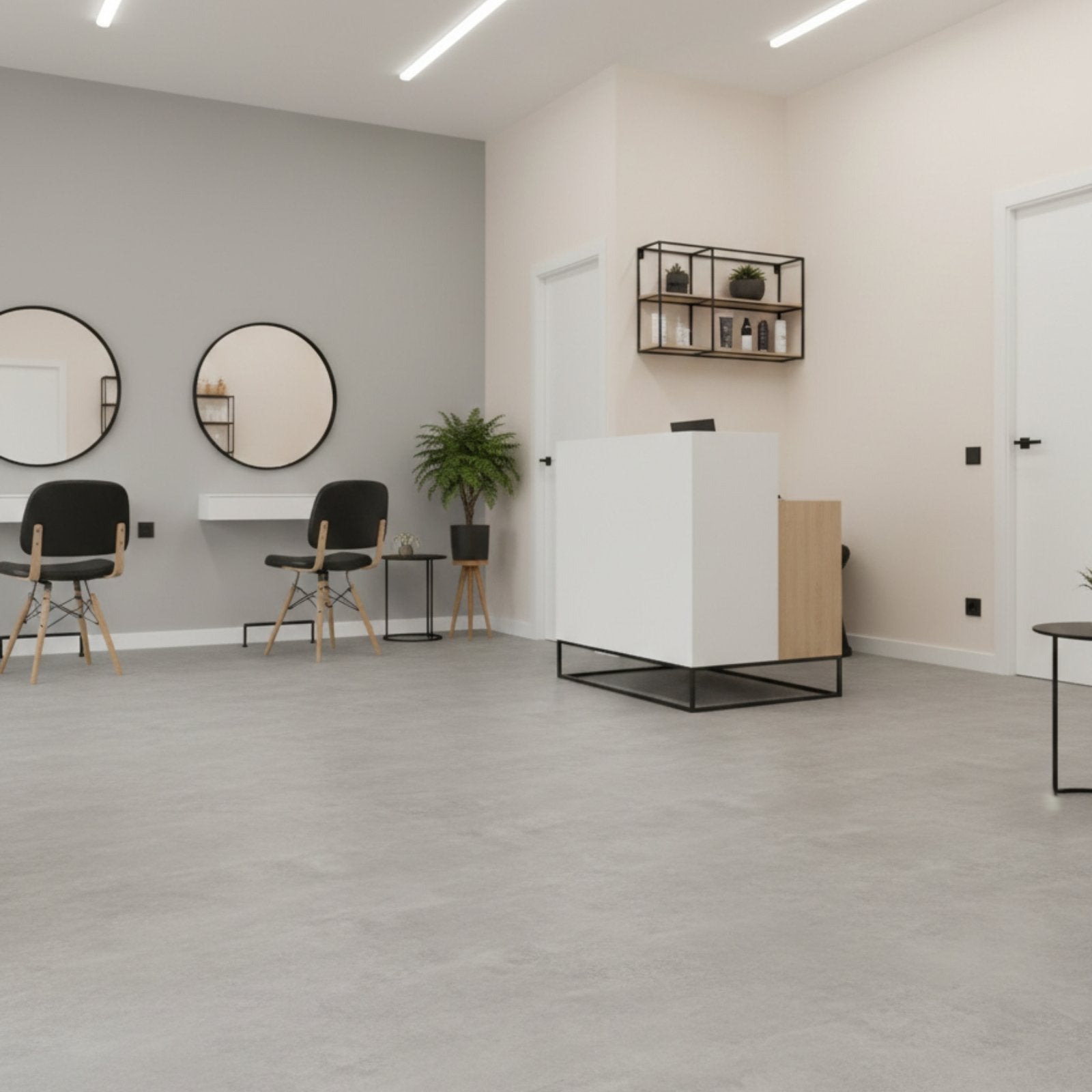 Suelo vinílico SPC clic Extrem 6mm efecto piedra Gris Cemento ISOVEX (1,84 m²) - 5