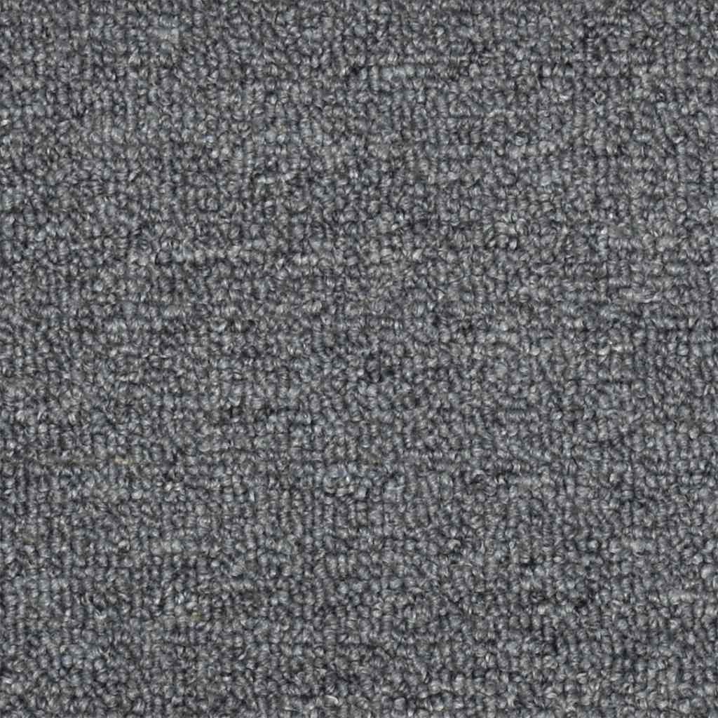 vidaXL Tapis d'escalier 30 pièces 56 x 17 x 3 cm Gris clair et bleu Demi-rond - 7