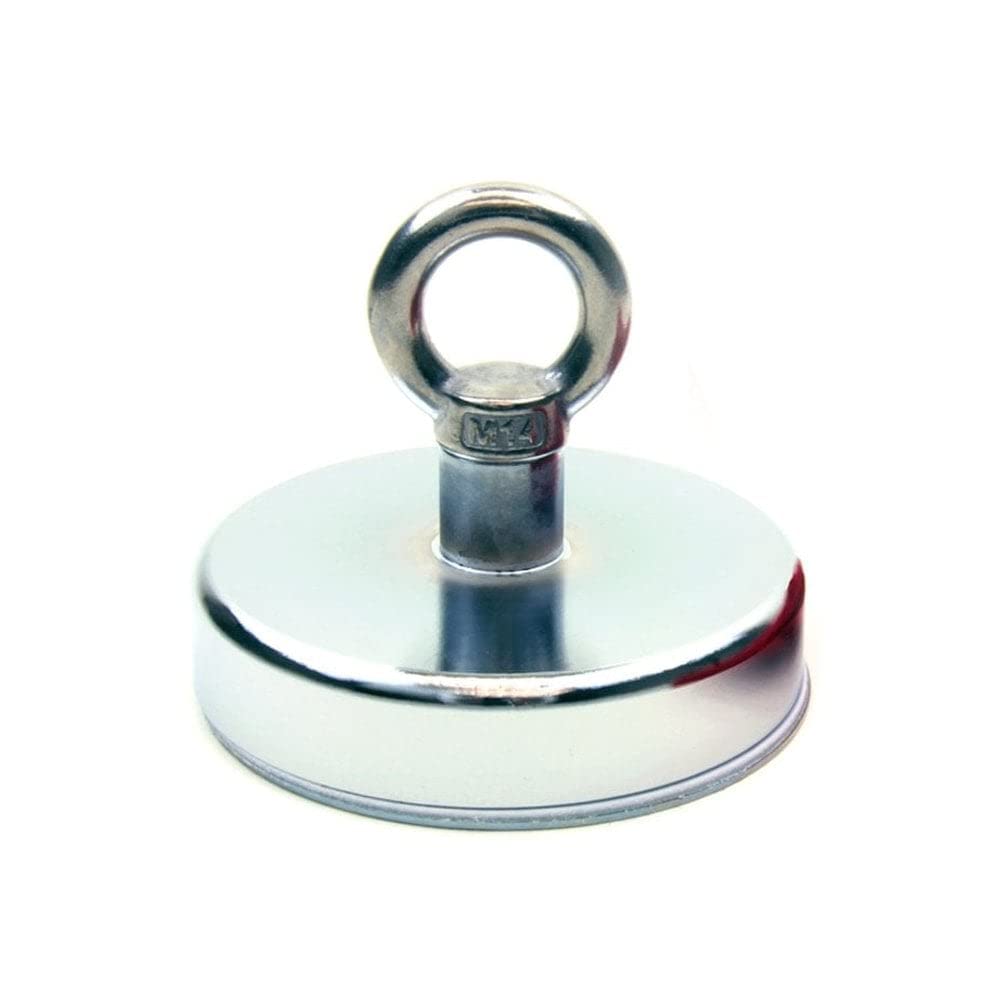 VEVOR Kit Pesca Magnetica 771 Kg – Magnete Neodimio N35 Doppia Faccia, Con Corda 20m, Guanti, Rampino, Per Recupero Tesori Fiumi Laghi