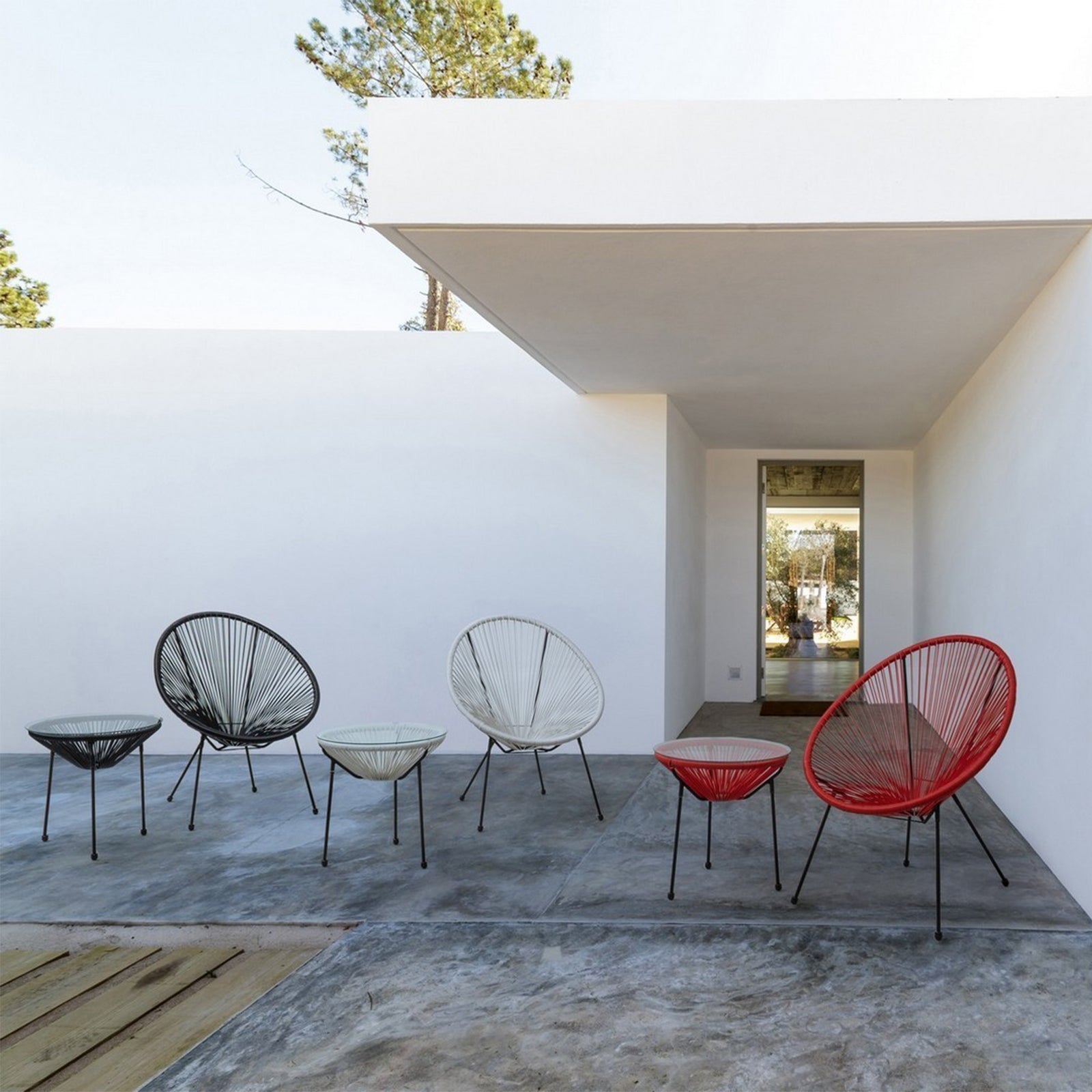 Cuscino per sedia a sdraio con schienale alto idrorepellente per interno ed esterno / Antracite / 1 Pezzo - 4