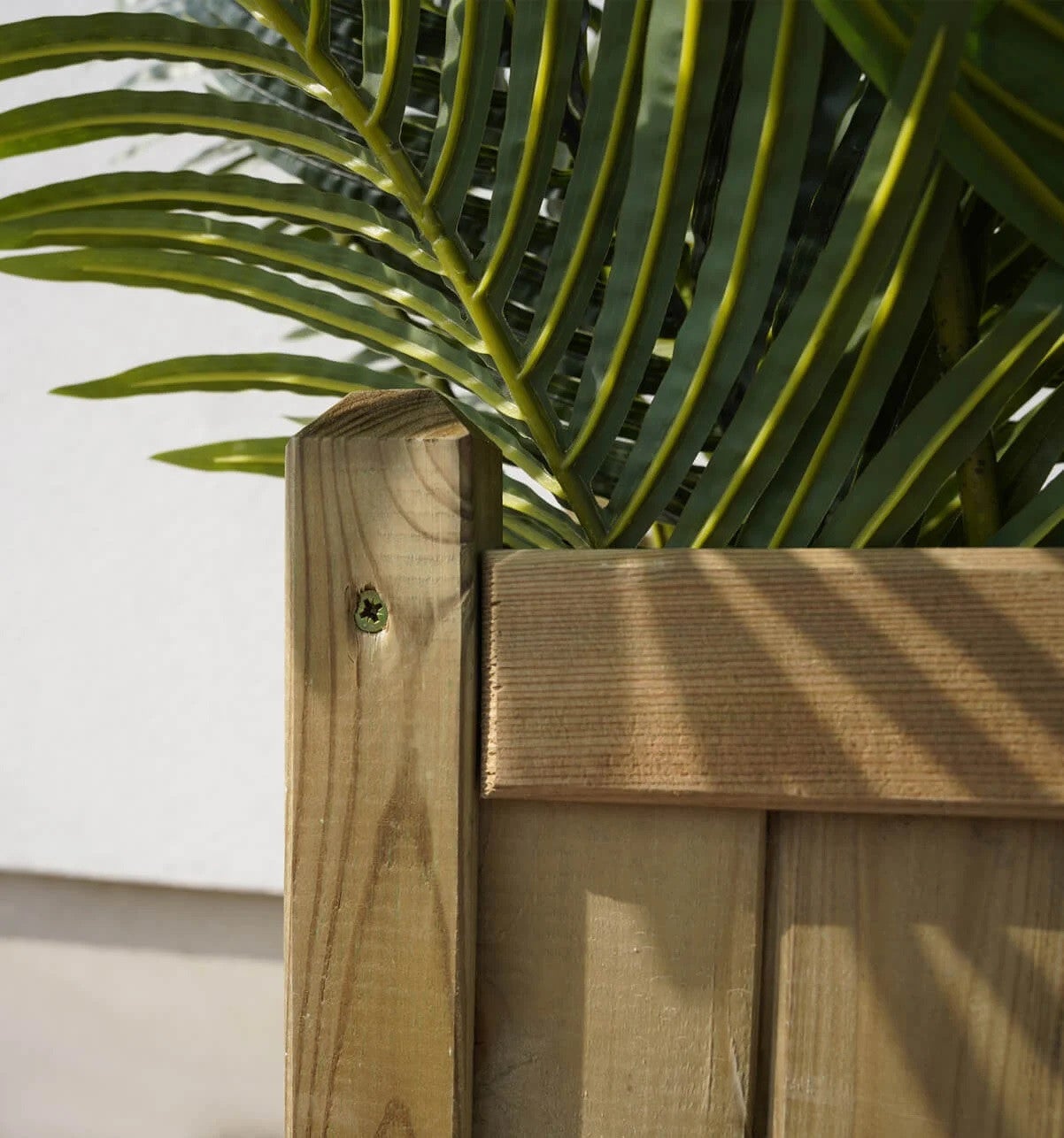 Bac à fleurs carré 