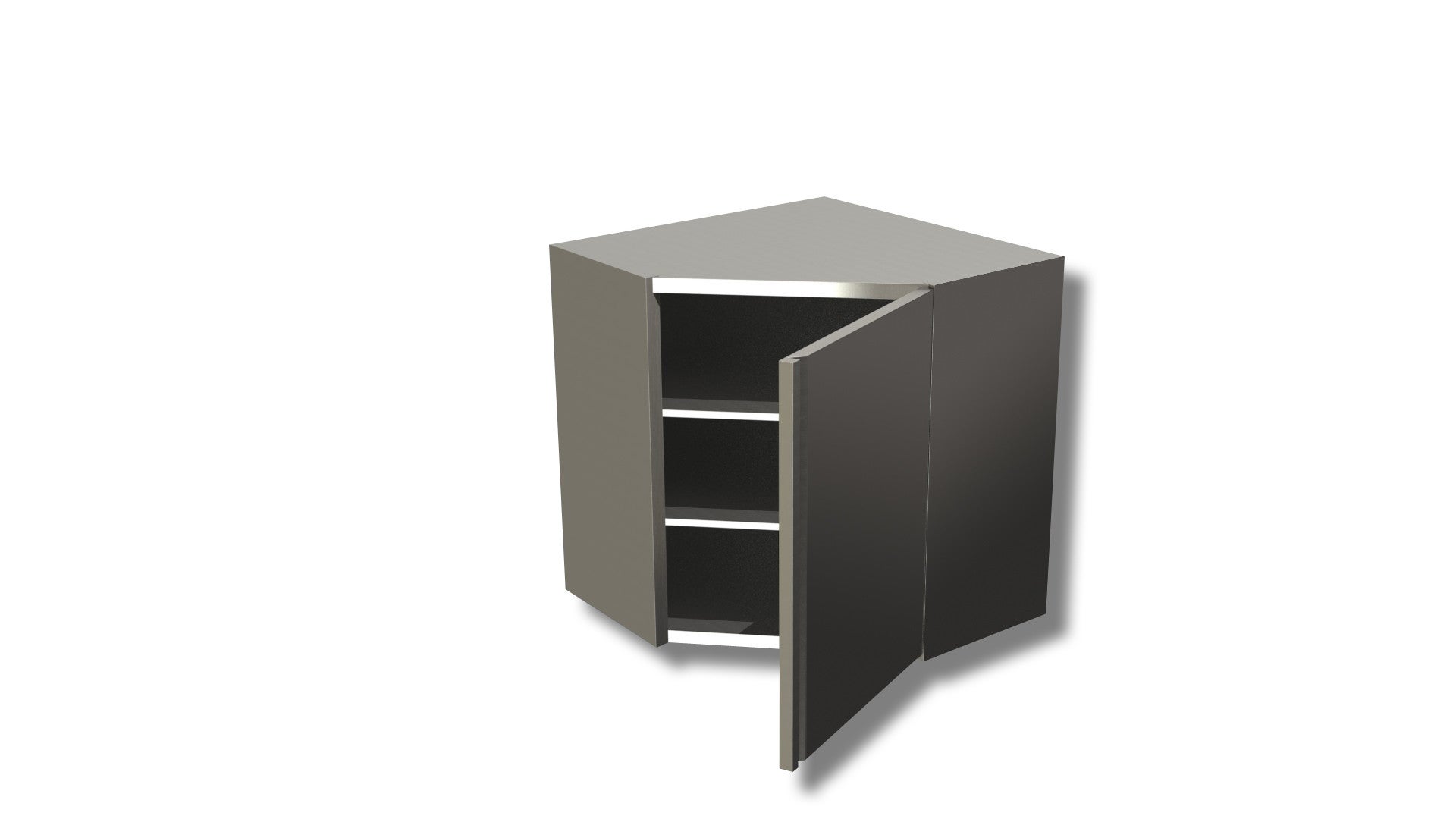 Meuble d'angle 2 etageres porte battante - Ristopro | Leroy Merlin