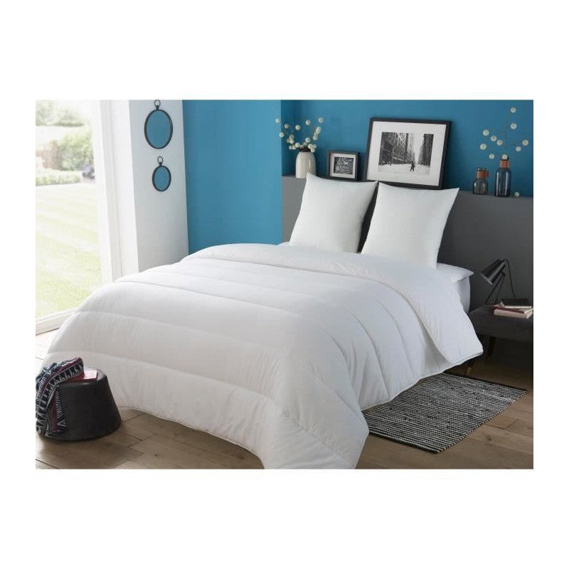 2 cuscini alla moda 60 x 60 cm silicone cavo in fibra poliestere 100% ripieno bianco - 3