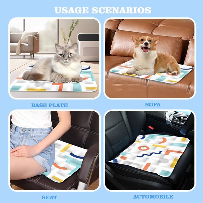 Tapis rafraichissant pour animaux matelas , coussin injection d'eau ...