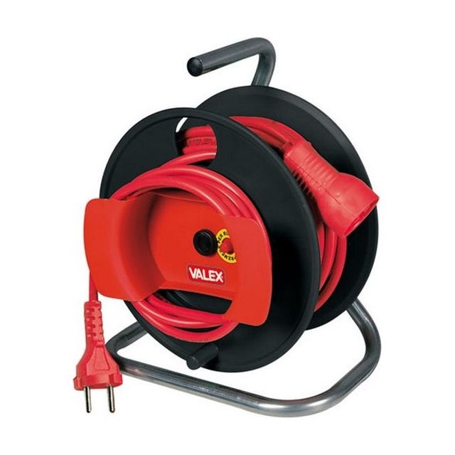 PROLUNGA ELETTRICA DA GIARDINO CON AVVOLGICAVO 2x1,5 mm - 25 METRI