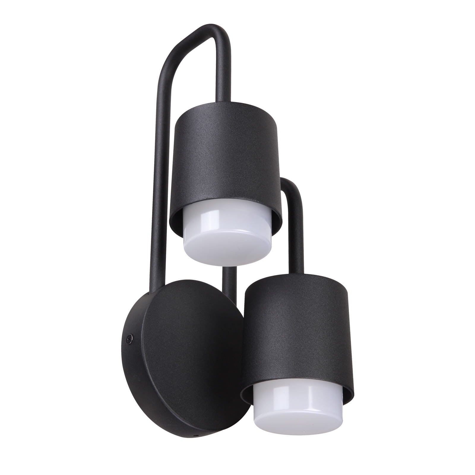 Kinkiet zewnętrzny SORANO LED 6W Ciepła biel 1550lm czarny wym:32x15,7x13,2cm IP44 Italux